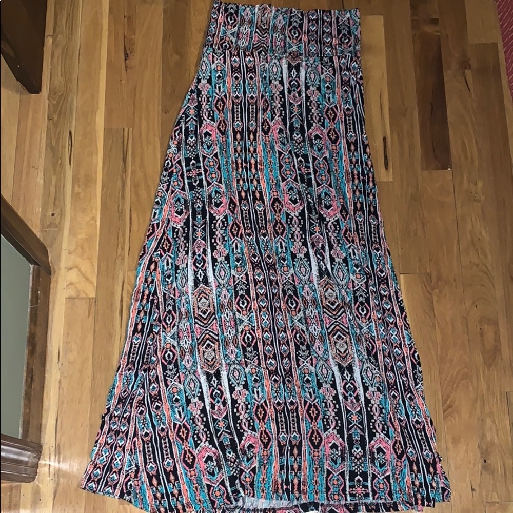 American Rag Aztec print maxi skirt